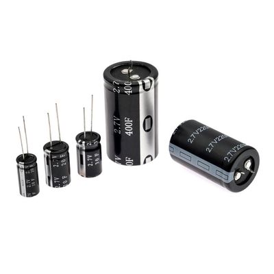 1F~400F 2.7V υψηλής θερμοκρασίας Supercapacitor Ultracapacitor κυλινδρικό
