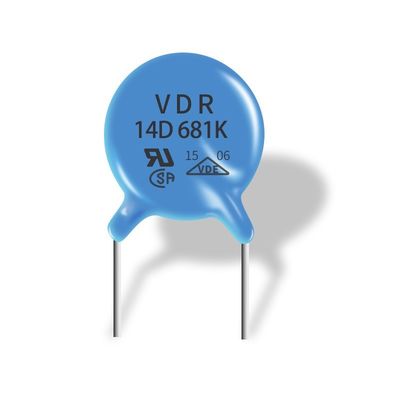 3000VAC Βαρίστορας οξειδίου μετάλλου 0,5W-10W Δυναμική ονομαστική 1pF-1000pF ρεύμα διαρροής ≤0,1mA