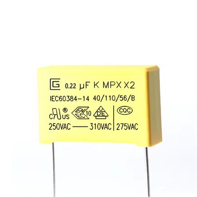 Αντιπαρεμβατικός πυκνωτής 0.22UF 224K P15MM 310VAC για τον πίνακα ελέγχου παροχής ηλεκτρικού ρεύματος