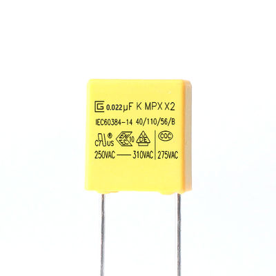 0.022UF 250-310V X2 ασφάλειας πυκνωτών αντιπαρεμβατική ζωή υπηρεσιών πυκνωτών μακριά