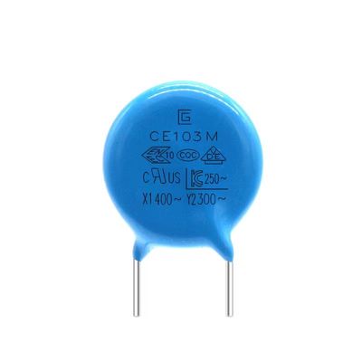Φλόγα - κεραμικός πυκνωτής 103M Y2 300V P10MM ασφάλειας καθυστερούντω