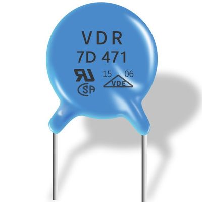 Γρήγορο Varistor μεταλλικών οξειδίων απάντησης 07D471k P5MM καμία πολικότητα για το σκοινί ΣΥΝΕΧΟΎΣ δύναμης