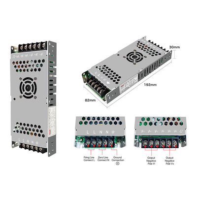 SMPS Εναλλακτική τροφοδοσία οθόνης LED 12v 300w LED Constant Voltage Driver Ultra Thin 5v