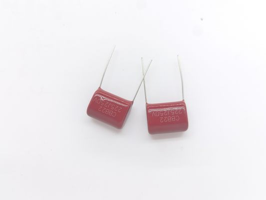 Συσσωρευτής πολυπροπυλενίου 50V-1000V 0.01uF-2.2uF -40.C ~ 85.C Μεταλλωμένο φιλμ
