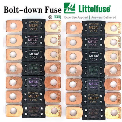 MEGA littleelfuse 0298150.ZXEH Σωρίδες ηλεκτρικών οχημάτων για εφαρμογές βαρέων καθηκόντων Σωρίδες με μπόλτ-ντοουν  ∆ορυφόροι 32V